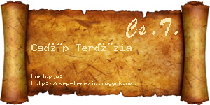Csép Terézia névjegykártya